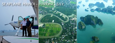 Seaplane Hanoi to Halong Bay