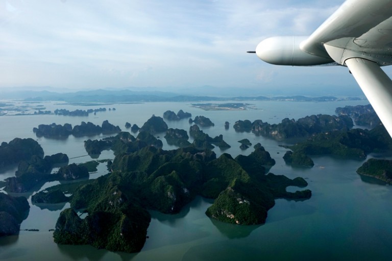 Bird's Eyes View from Seaplane