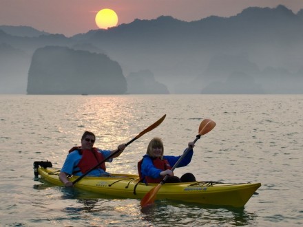 Indochina Sails Halong - Kayaking