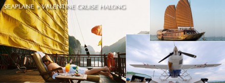 Seaplane and Valentine Cruise Halong